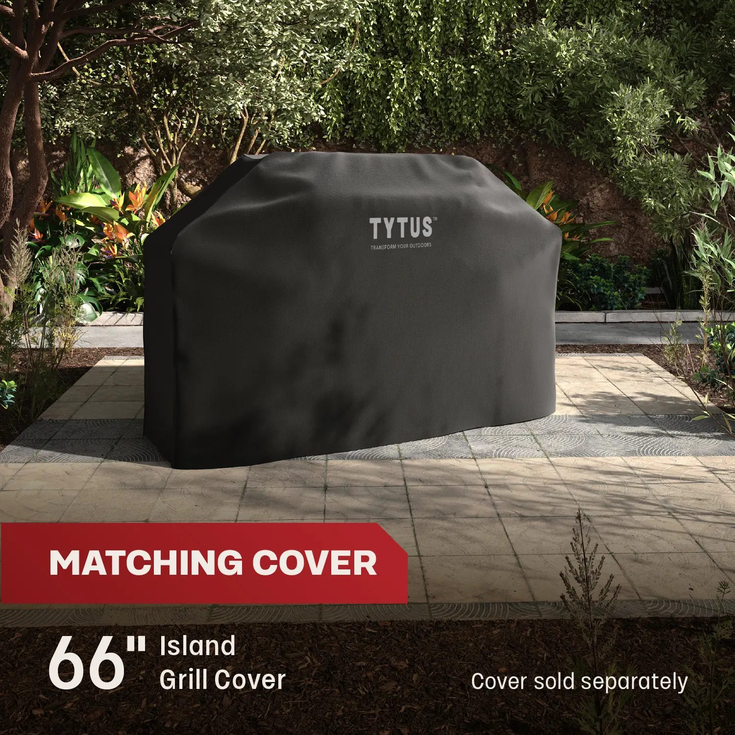 TDT-021-0102 Tytus Fresno 5-Burner Liquid Propane Grill - Gunmetal and Shadow Stone-21