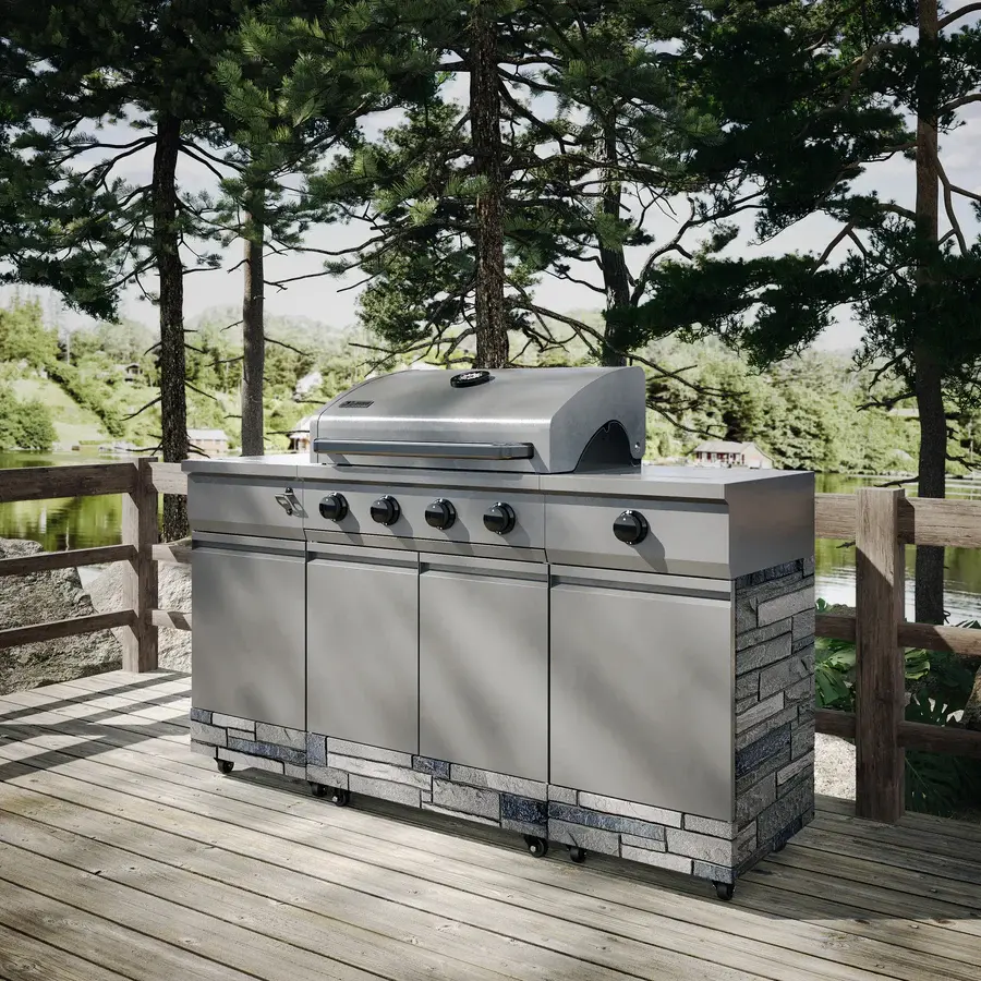 TDT-021-0102 Tytus Fresno 5 Burner Liquid Propane/Natural Gas Convertible Grill-12