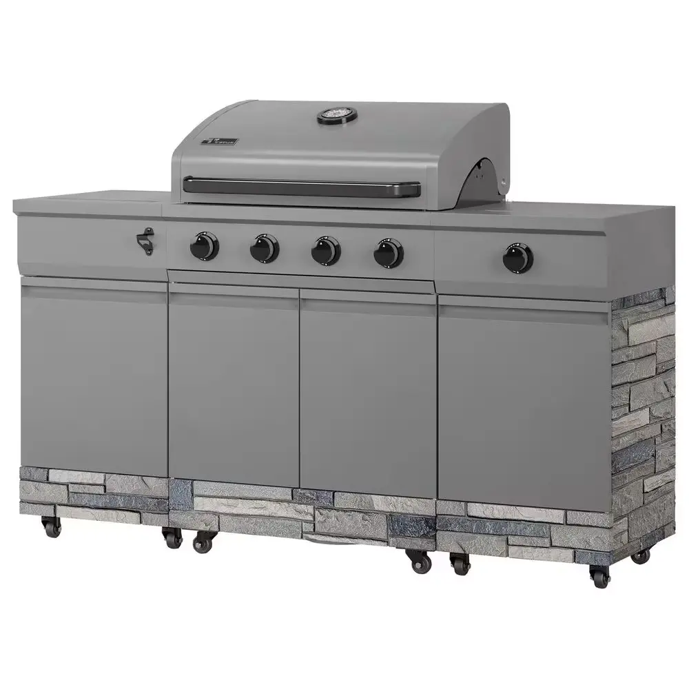 TDT-021-0102 Tytus Fresno 5 Burner Liquid Propane/Natural Gas Convertible Grill-4