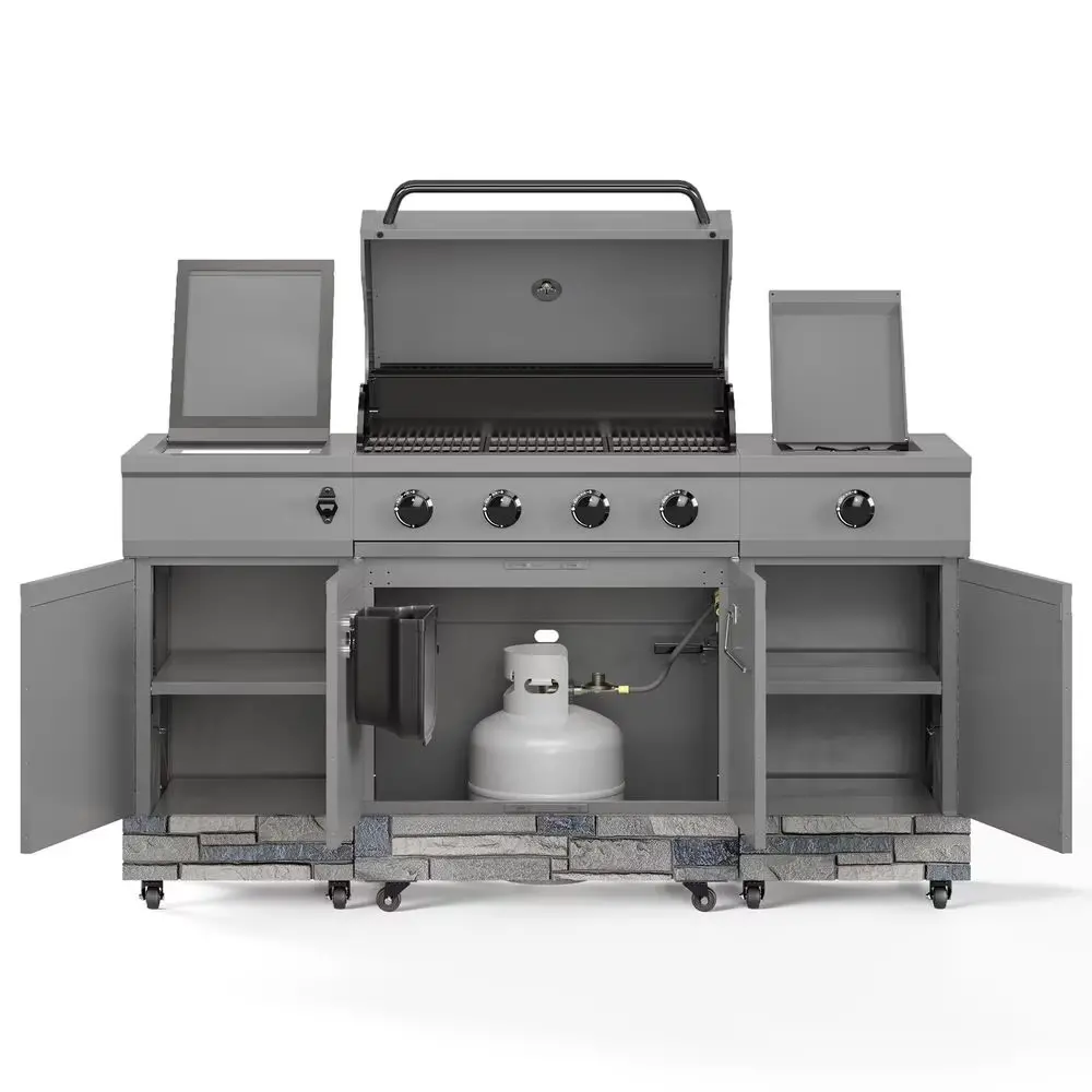 TDT-021-0102 Tytus Fresno 5 Burner Liquid Propane/Natural Gas Convertible Grill-5