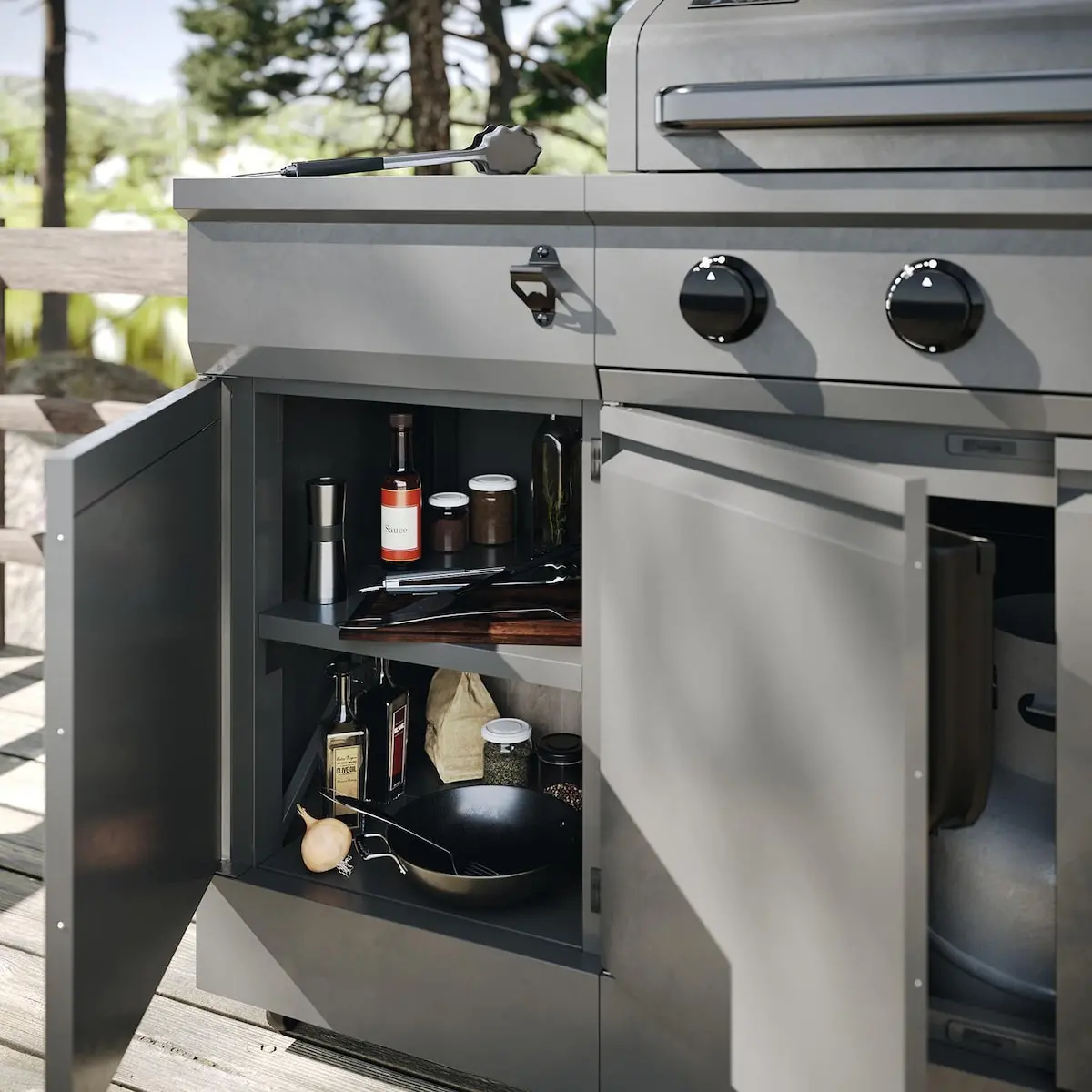 TDT-021-0102 Tytus Fresno 5 Burner Liquid Propane/Natural Gas Convertible Grill-9