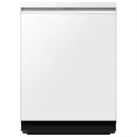 DW90F89T0U12 Samsung Bespoke Top Control Smart Dishwasher - White Glass