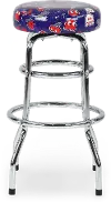 Pac-Man Blue 30  Swivel Stool
