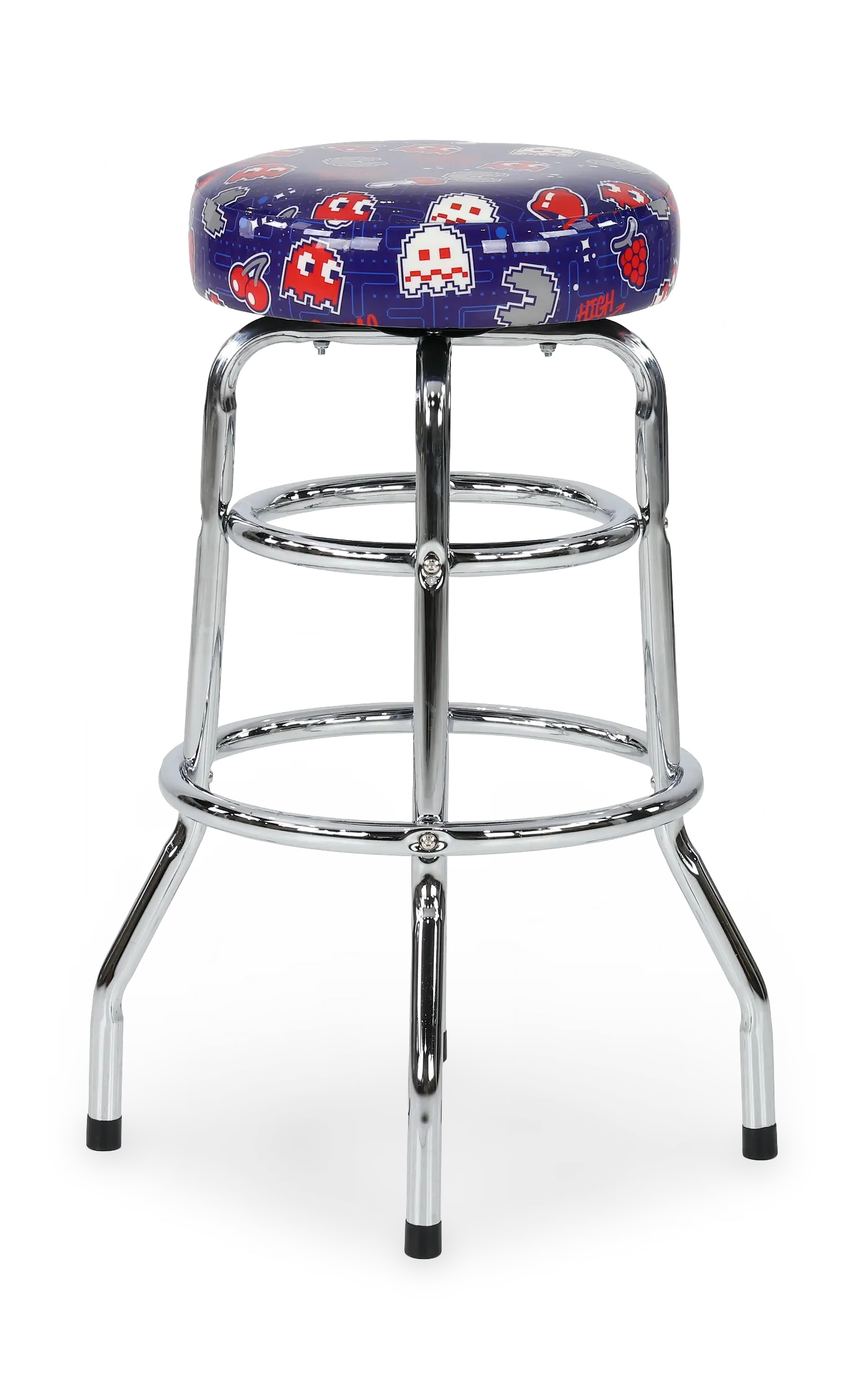 Pac-Man Blue 30  Swivel Stool-2