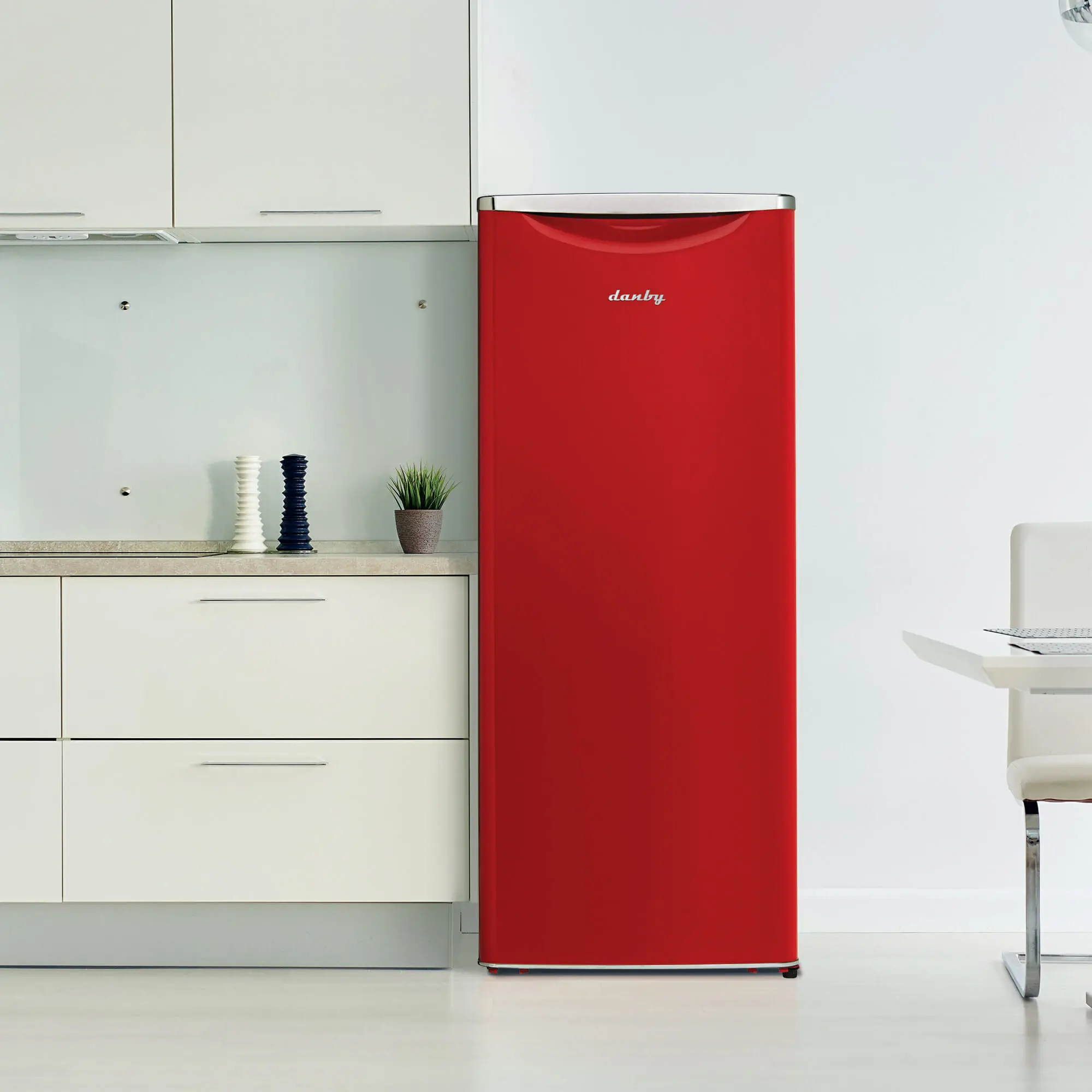 DAR110A3LDB Danby 11 Cu Ft Apartment Compact Refrigerator - Red-2