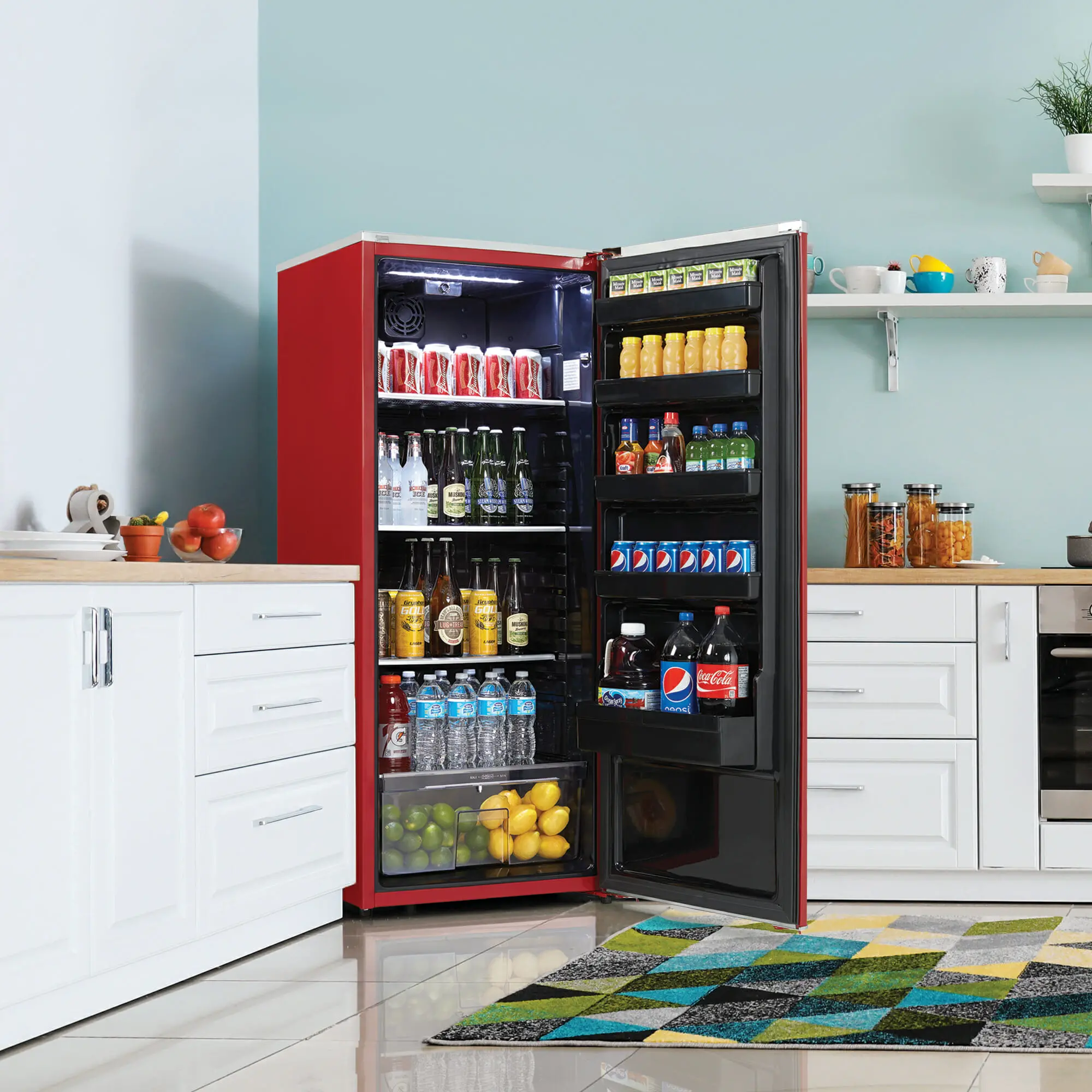 DAR110A3LDB Danby 11 Cu Ft Apartment Compact Refrigerator - Red-9