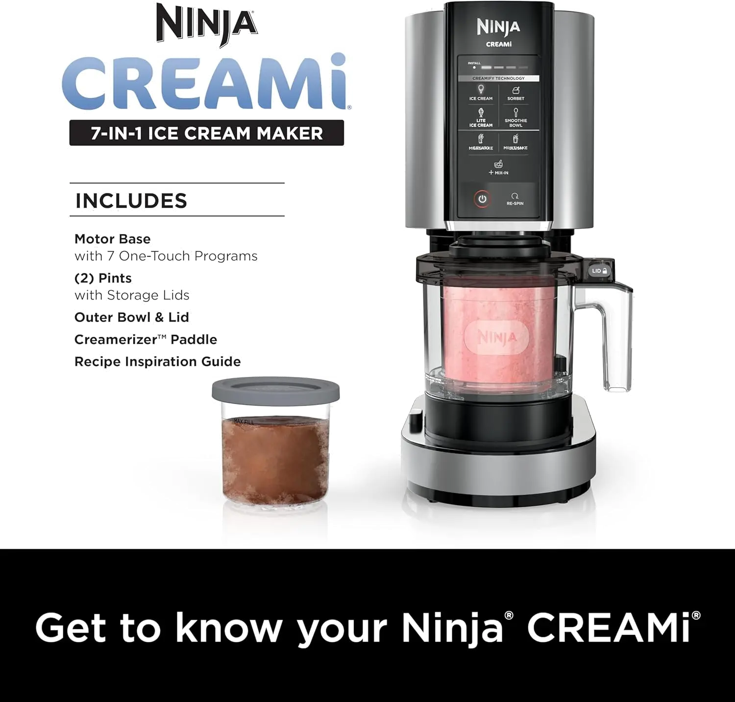 NC301 Ninja Creami Ice Cream Maker-2