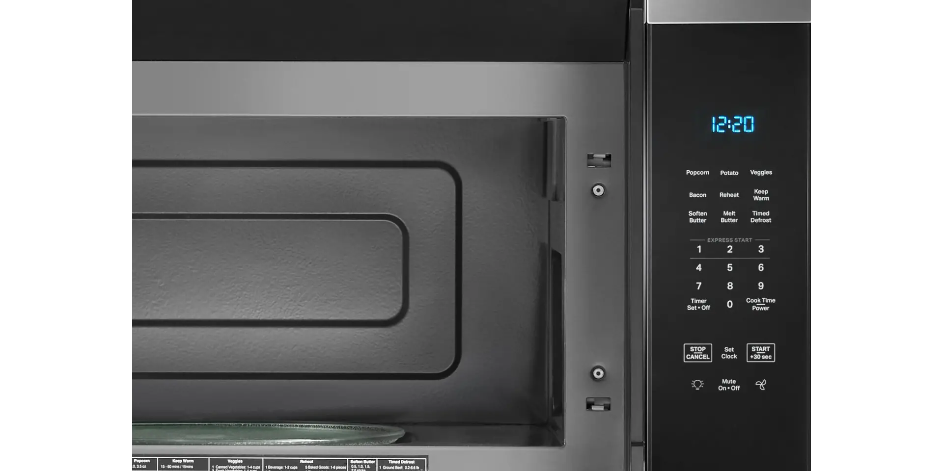 WMMS3130RZ Whirlpool 1.7 Cu Ft Over The Range Microwave - Fingerprint Resistant Stainless Steel-5