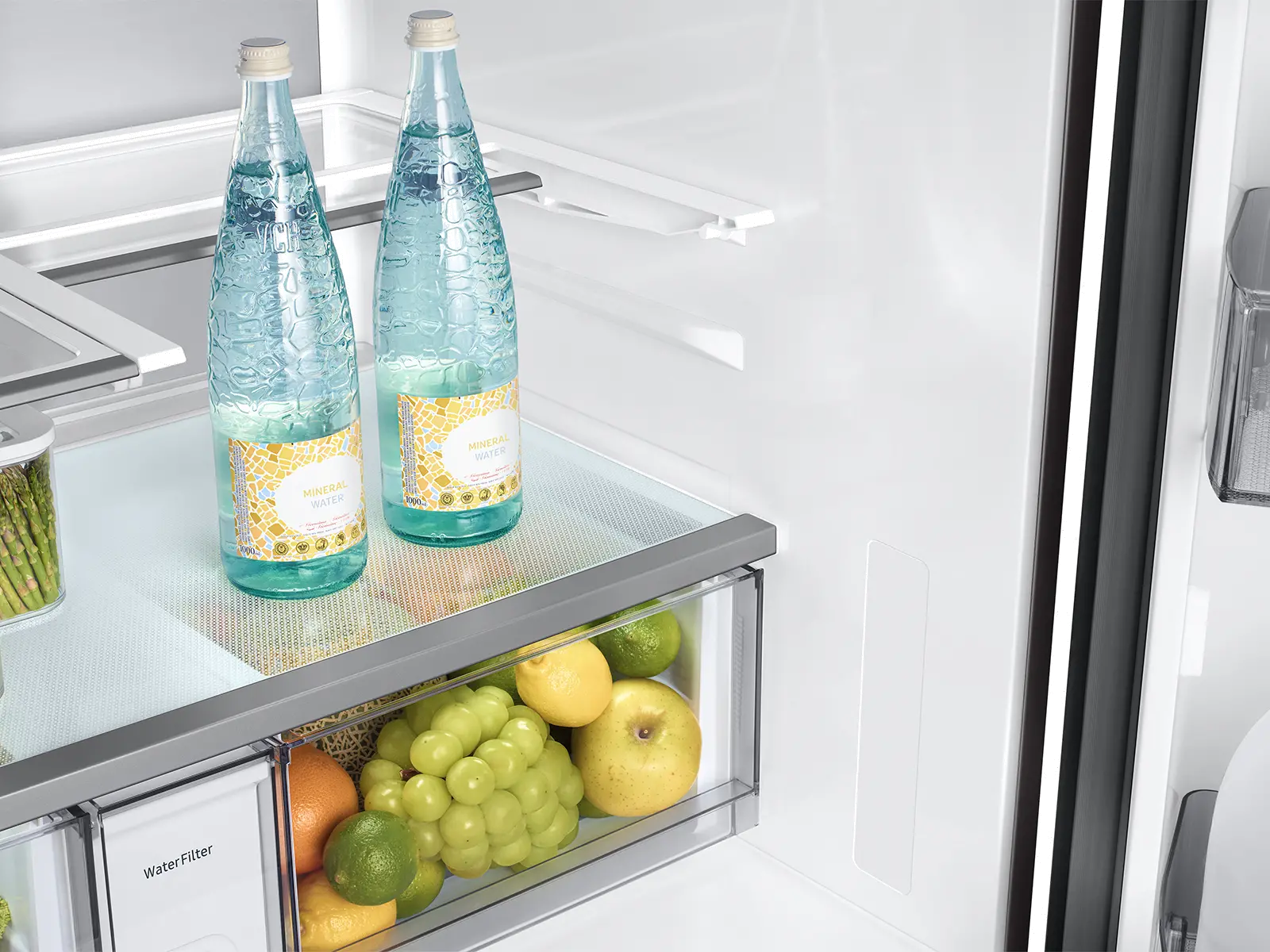 Samsung Bespoke 29 Cu Ft French Door Refrigerator - White Glass-11