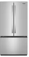WRFF3136SZ Whirlpool 30.1 Cu Ft French Door Refrigerator - Stainless Steel