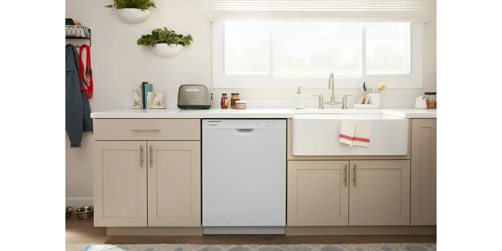 ADFS2524RW Amana Front Control Dishwasher - White-2