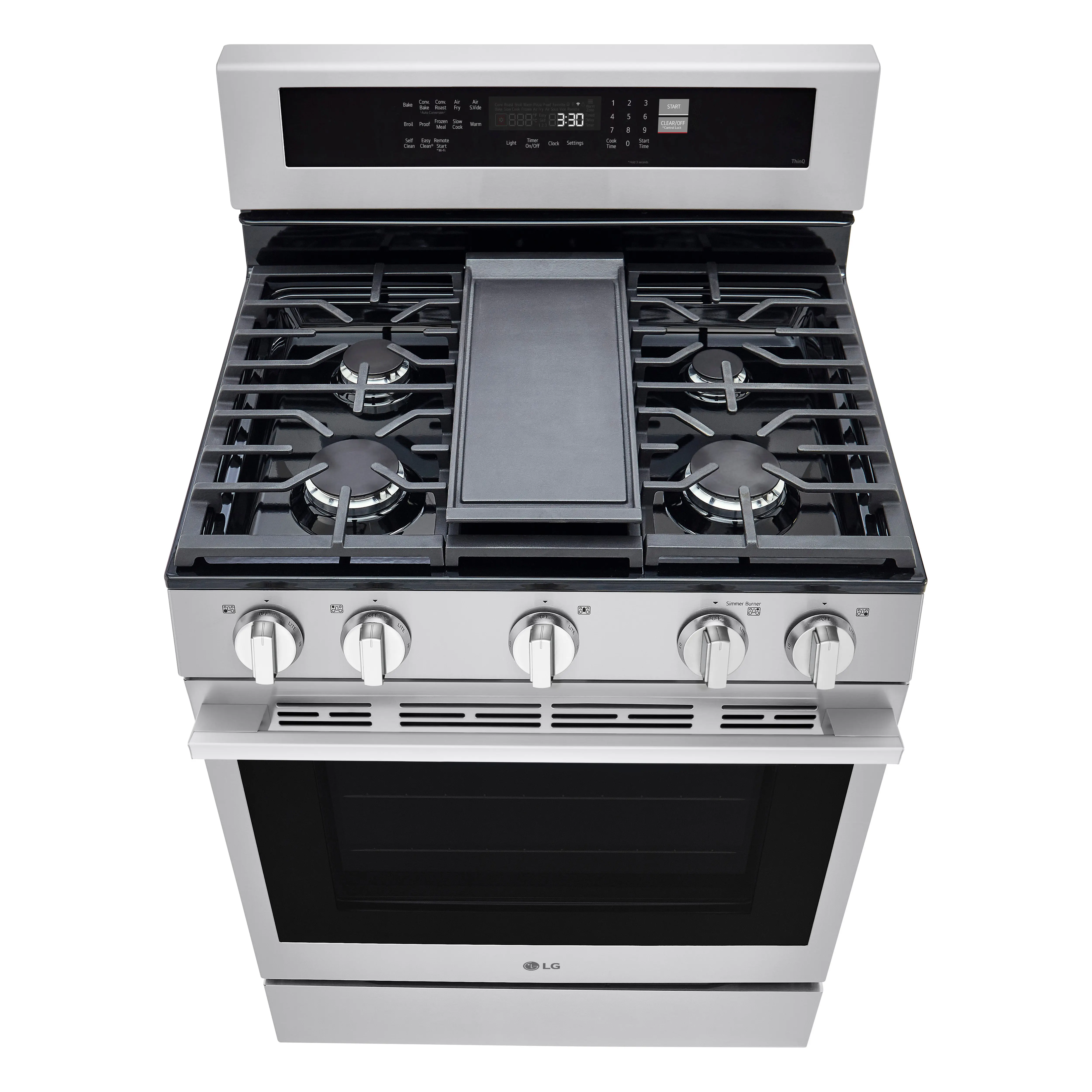 LRGN6325X LG 6.3 Cu Ft Gas Single Oven Range - Stainless Steel-12