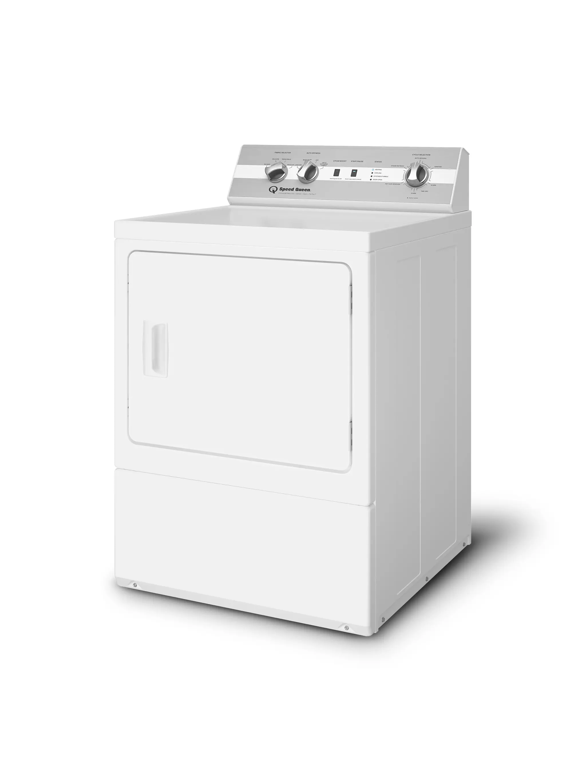 DC5004WG Speed Queen DC5 Sanitizing Gas Dryer with Pet Plus™ - White-4