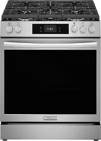 GCFG3070BF Frigidaire Gallery 30  Gas Range with Stone-Baked Pizza - Stainless Steel