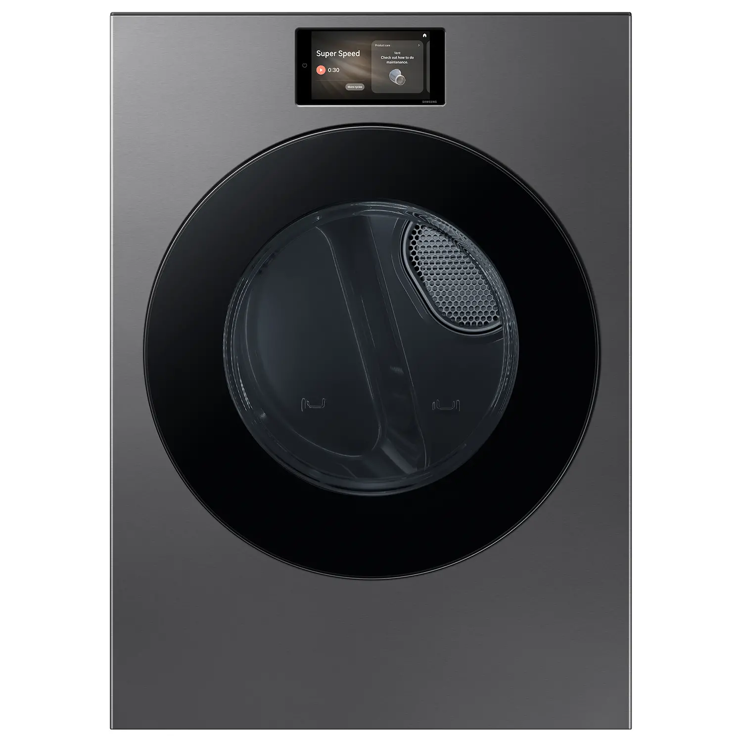 DV90F53AGS Samsung Bespoke AI 7.6 Cu Ft Gas Dryer - Dark Steel-1