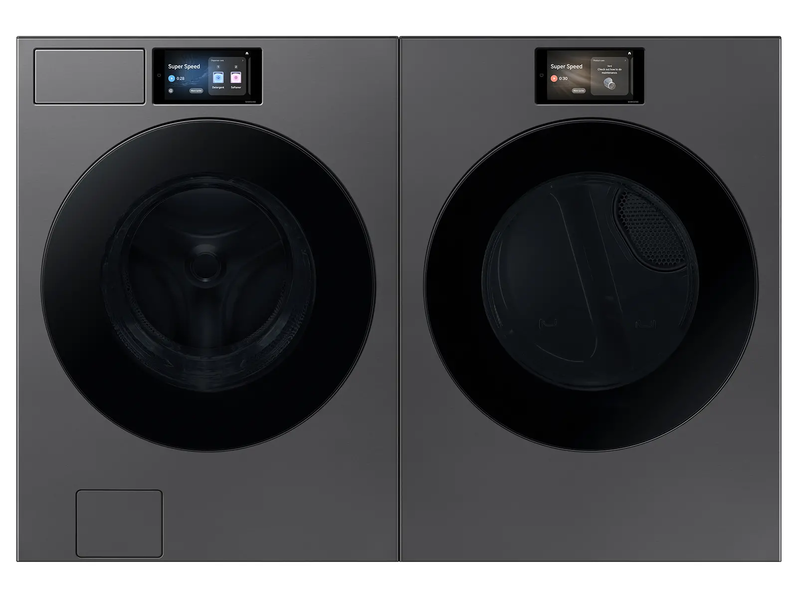 DV90F53AGS Samsung Bespoke AI 7.6 Cu Ft Gas Dryer - Dark Steel-13