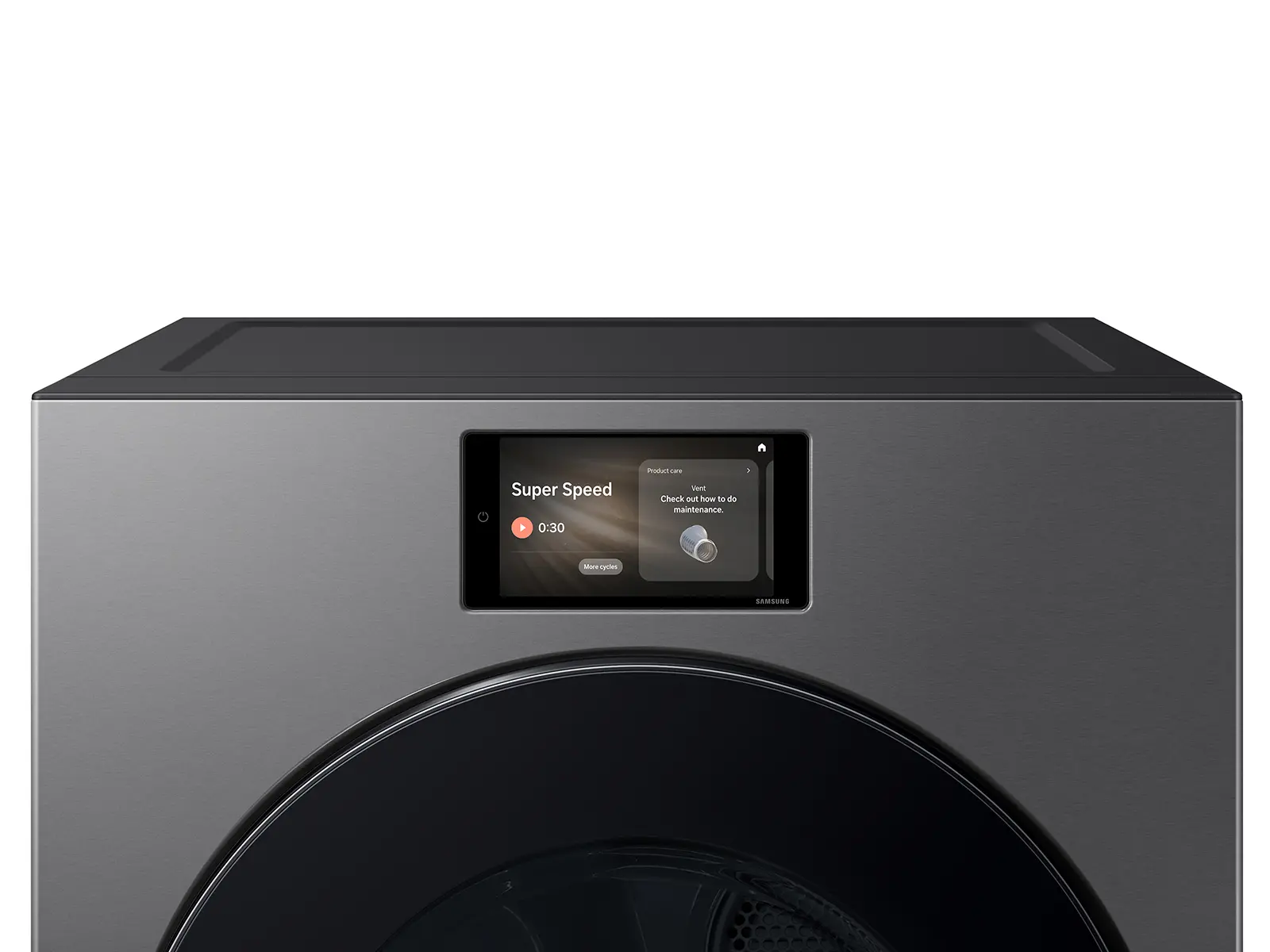DV90F53AGS Samsung Bespoke AI 7.6 Cu Ft Gas Dryer - Dark Steel-6
