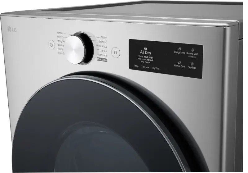 DLGX5801V LG 7.4 Cu Ft Ultra Large Capacity Smart Gas Dryer - Graphite Steel-14