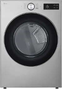DLGX5801V LG 7.4 Cu Ft Ultra Large Capacity Smart Gas Dryer - Graphite Steel