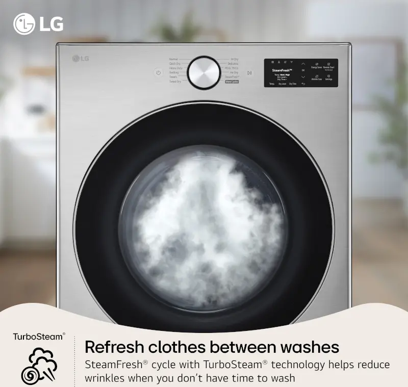 DLGX5801V LG 7.4 Cu Ft Ultra Large Capacity Smart Gas Dryer - Graphite Steel-8