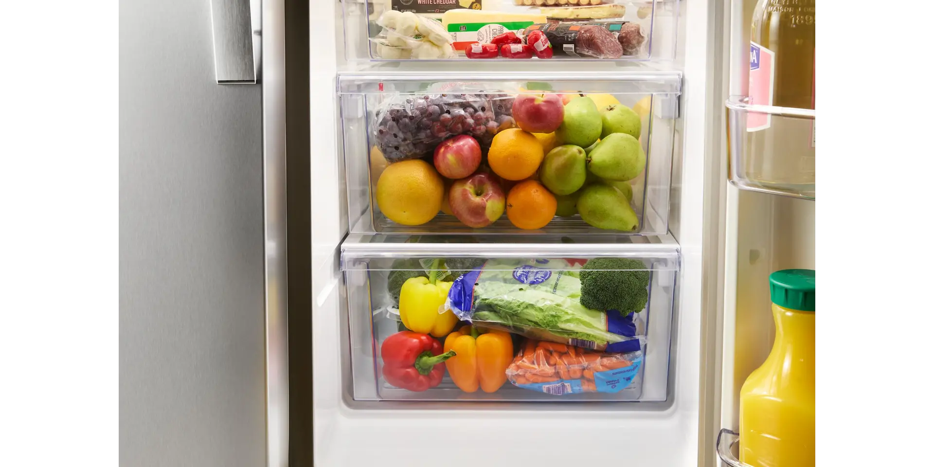 WRSC5536RB Whirlpool 20.85 Cu Ft Side By Side Refrigerator - Counter Depth Black-7