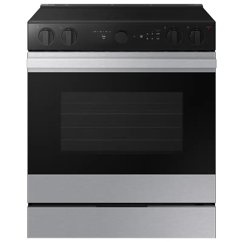Samsung Bespoke 6.3 Cu Ft Smart Single Oven Electric Range - Stainless Steel