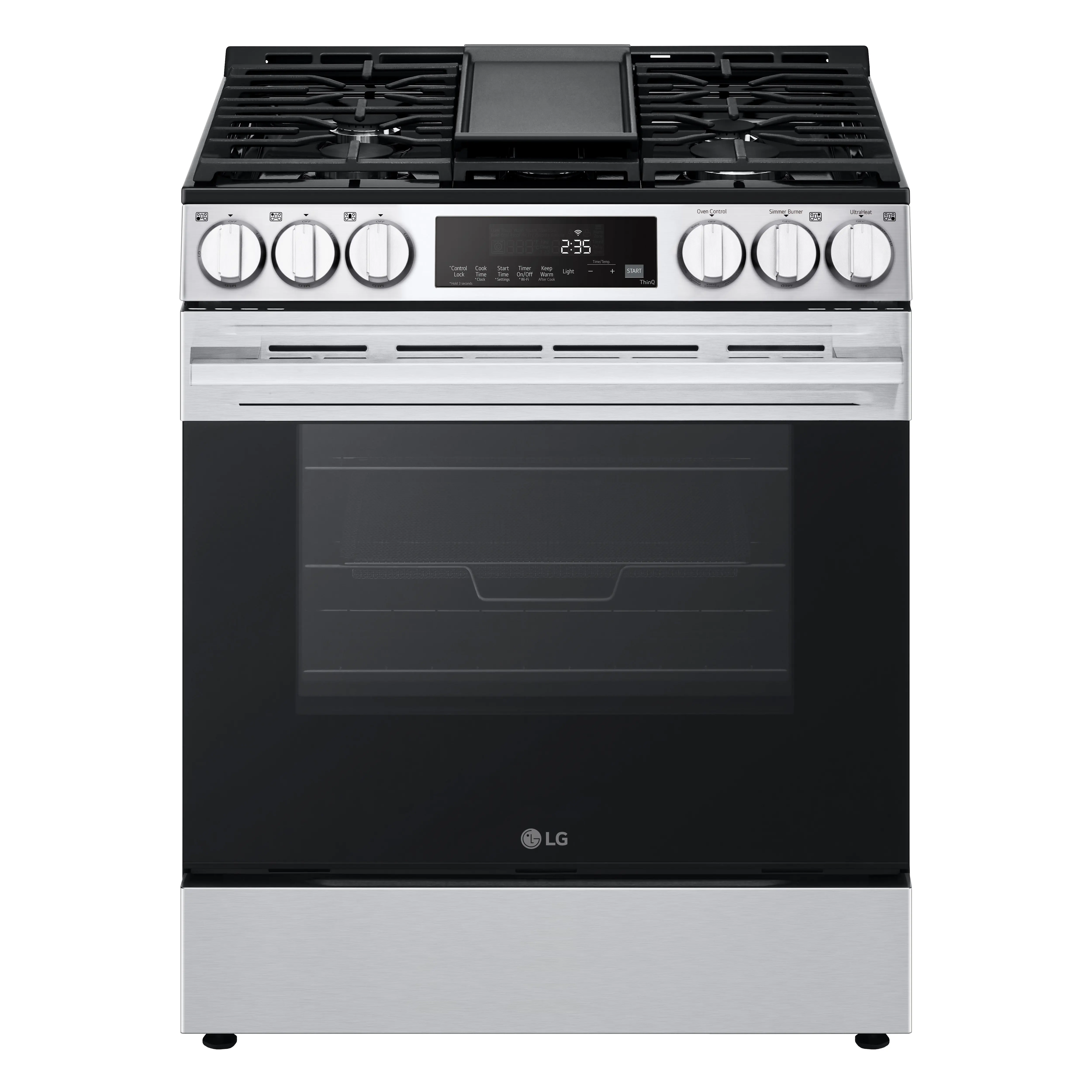 LSGL5833X LG 5.8 Cu Ft Single Oven Gas Range - Stainless Steel-1