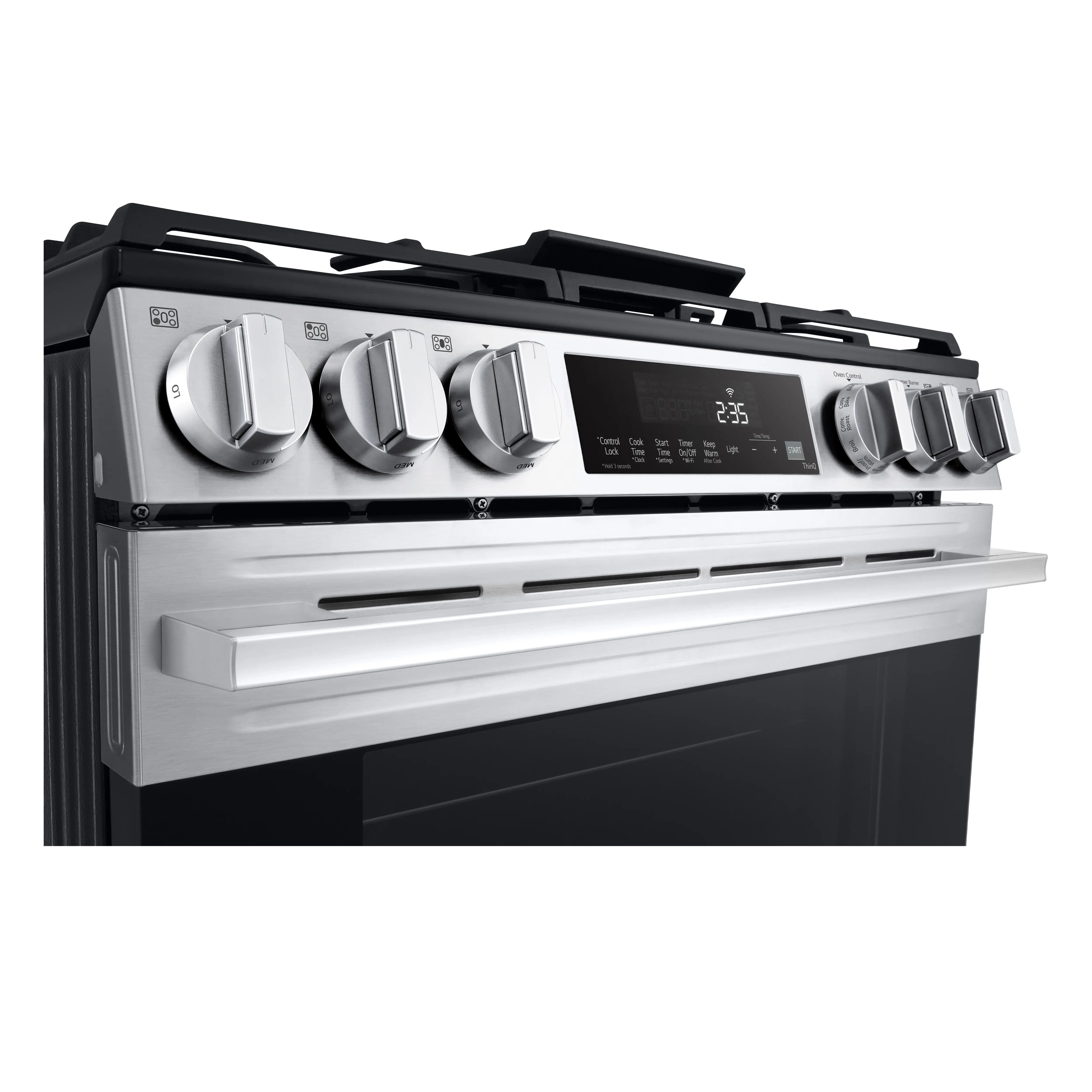 LSGL5833X LG 5.8 Cu Ft Single Oven Gas Range - Stainless Steel-11