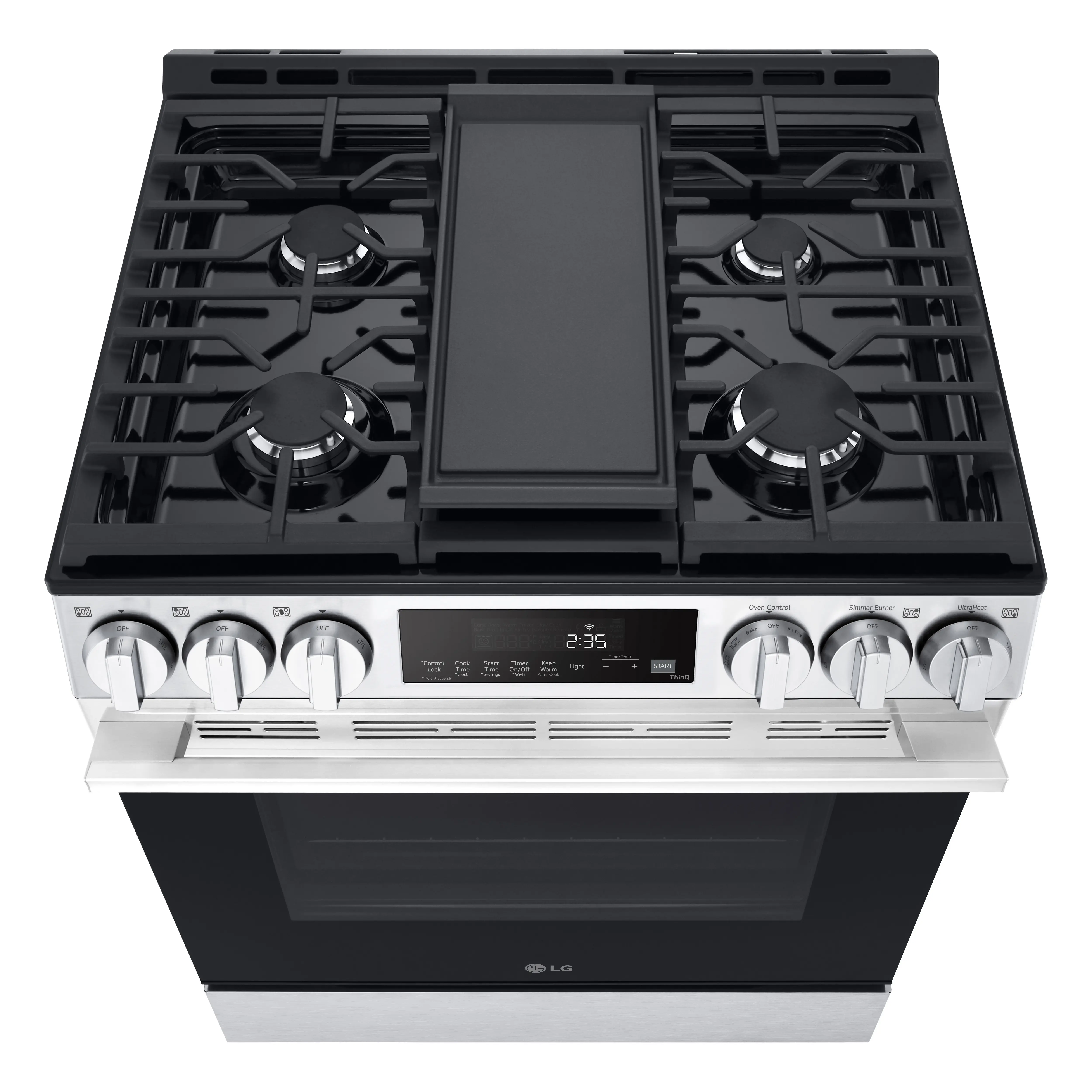 LSGL5833X LG 5.8 Cu Ft Single Oven Gas Range - Stainless Steel-12