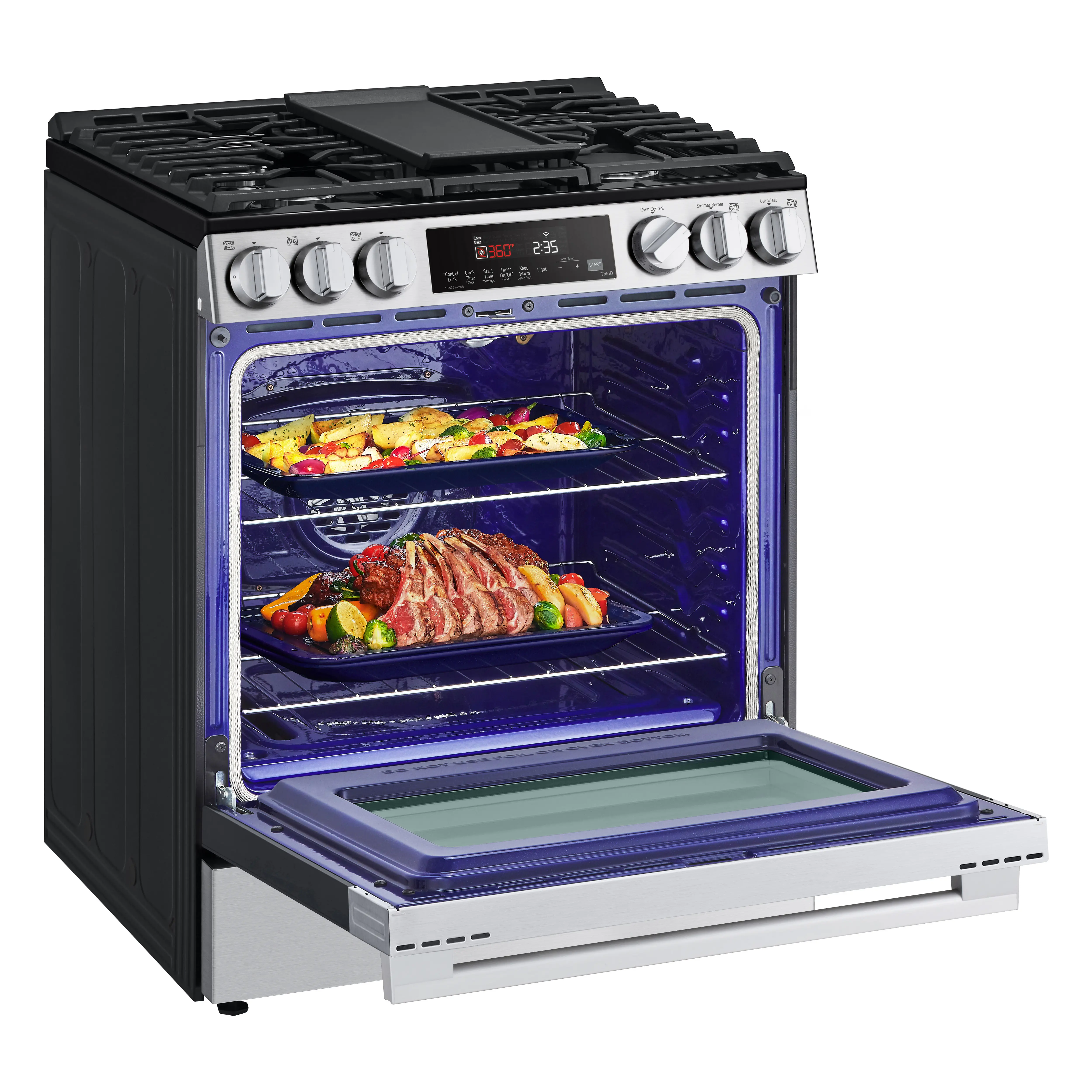 LSGL5833X LG 5.8 Cu Ft Single Oven Gas Range - Stainless Steel-16