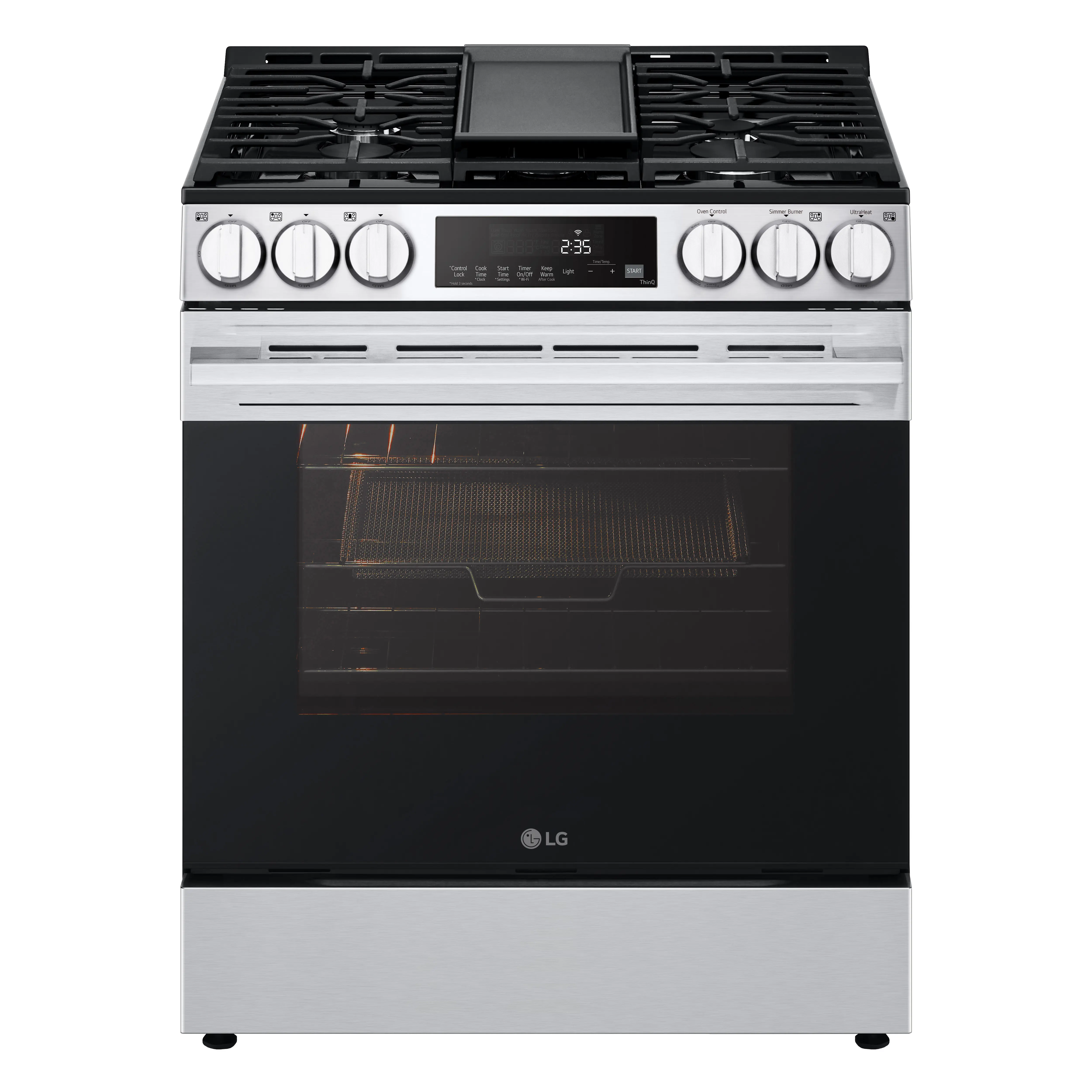LSGL5833X LG 5.8 Cu Ft Single Oven Gas Range - Stainless Steel-5