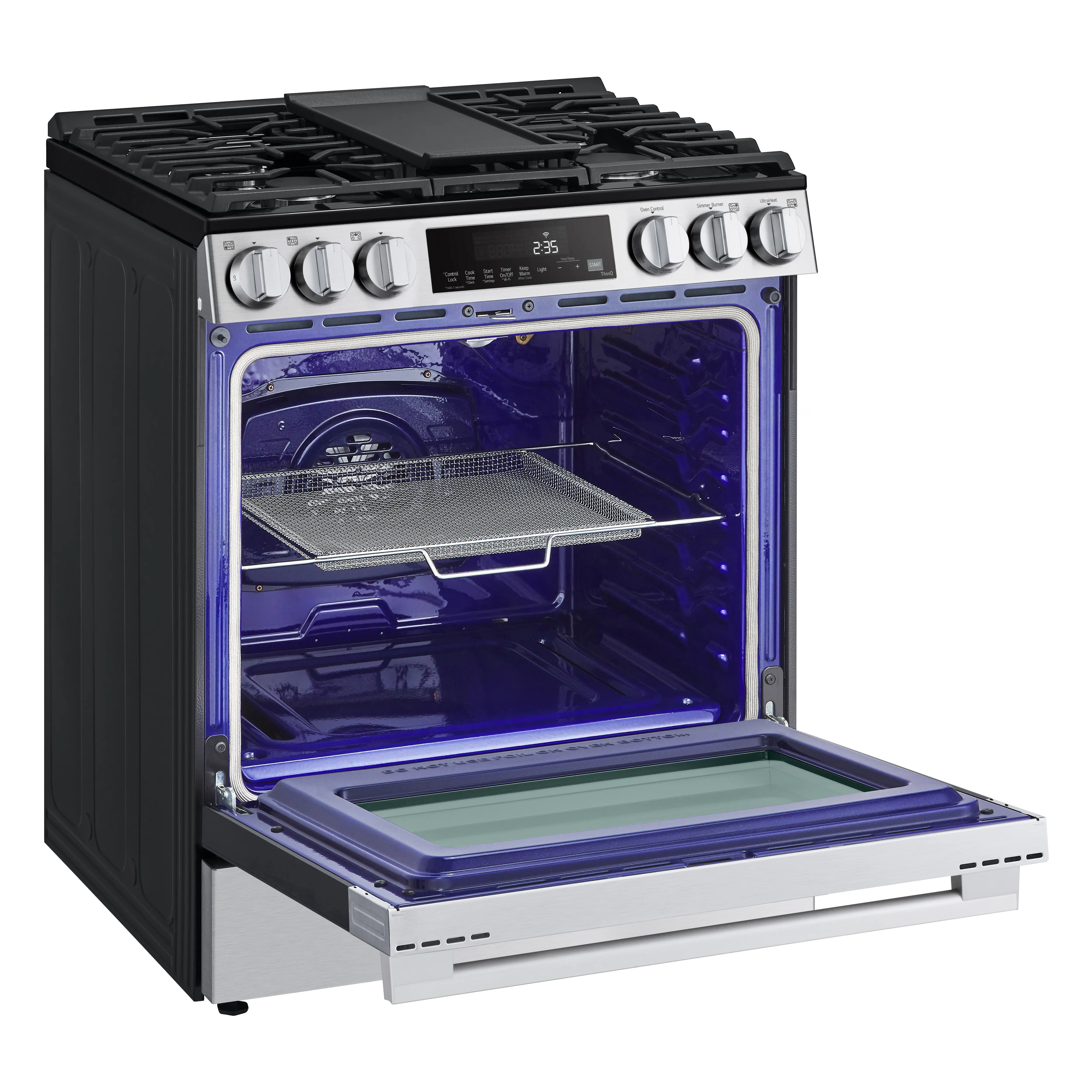 LSGL5833X LG 5.8 Cu Ft Single Oven Gas Range - Stainless Steel-6