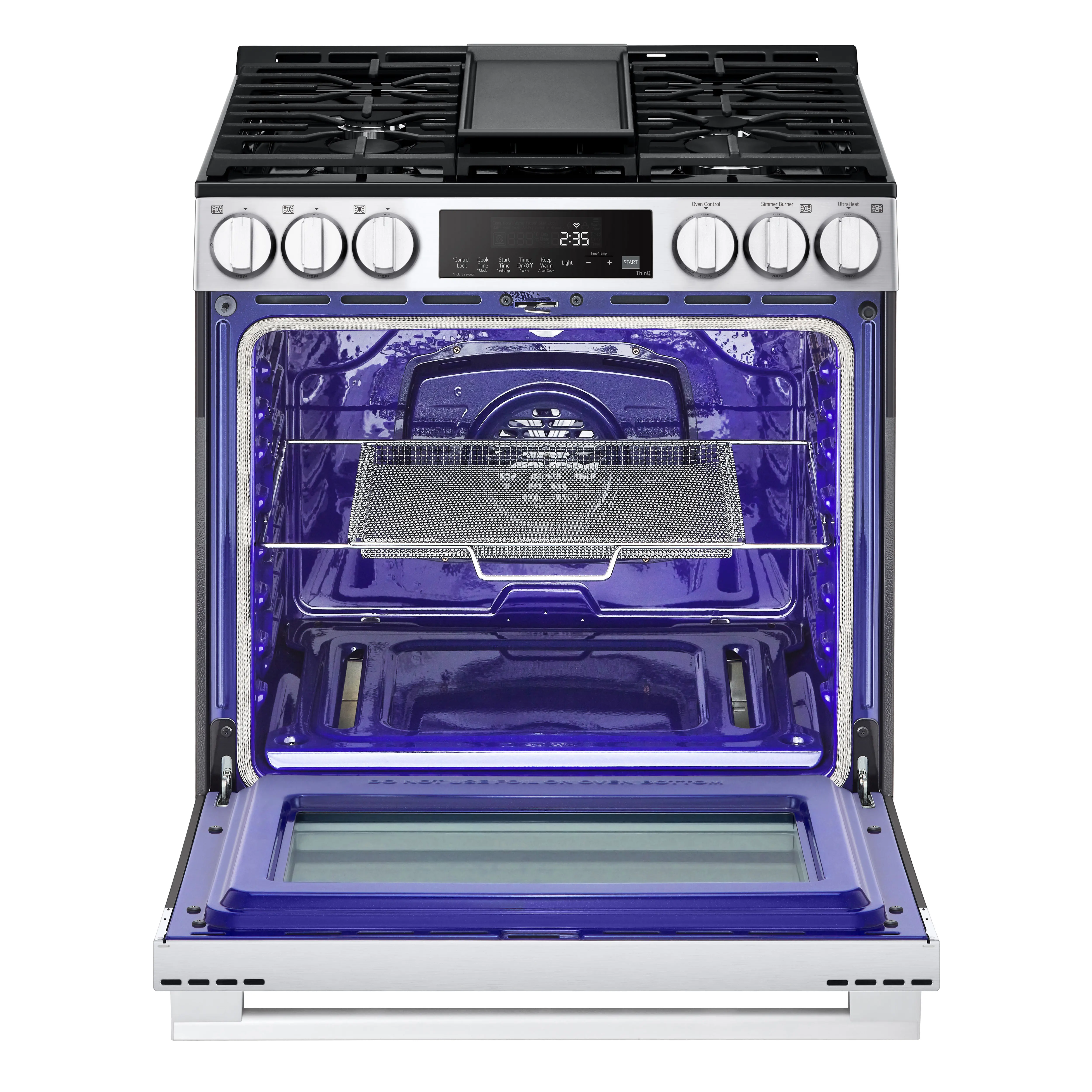 LSGL5833X LG 5.8 Cu Ft Single Oven Gas Range - Stainless Steel-7
