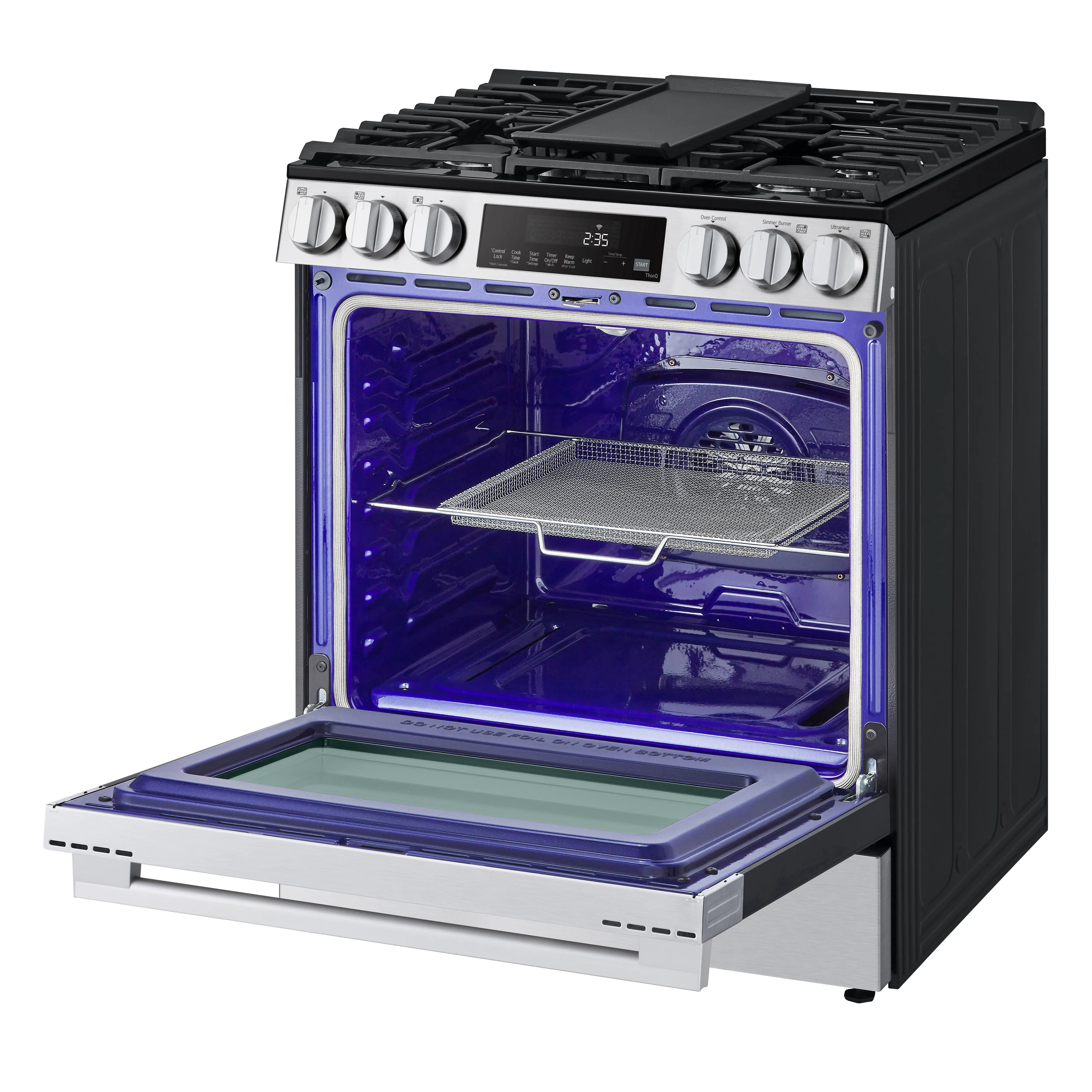 LSGL5833X LG 5.8 Cu Ft Single Oven Gas Range - Stainless Steel-8