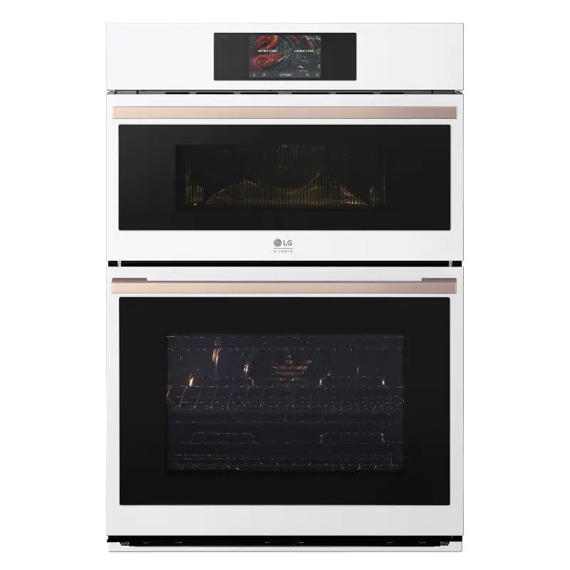 LG Studio Smart Electric Combination Wall Oven - Essence White