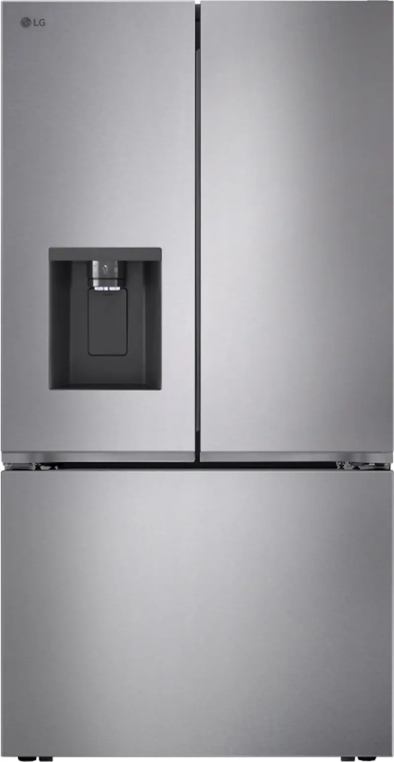 LG 25.5 Cu Ft French Door Refrigerator - Counter Depth Stainless Steel