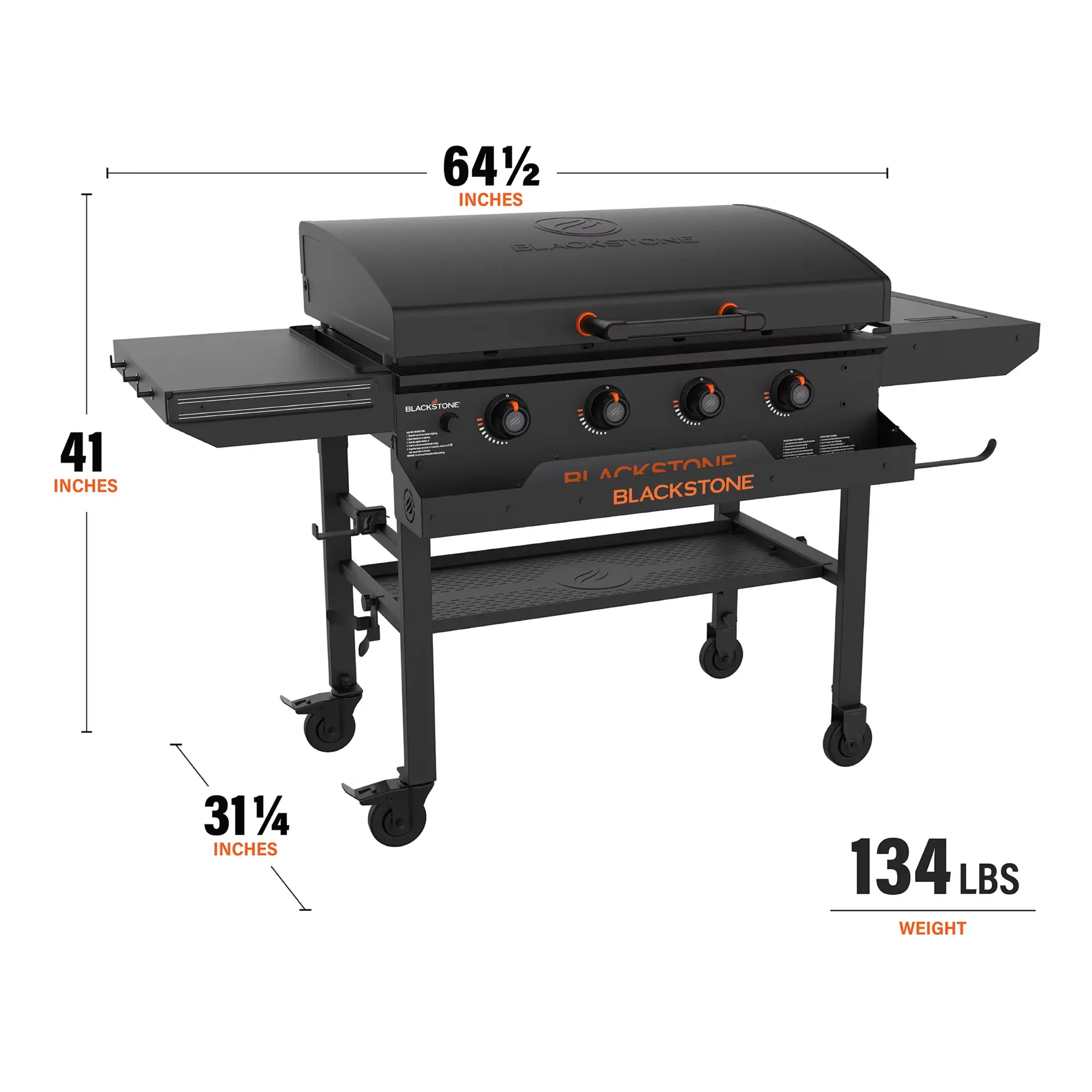 2336 Blackstone 36  Griddle with Hood and Cover-3