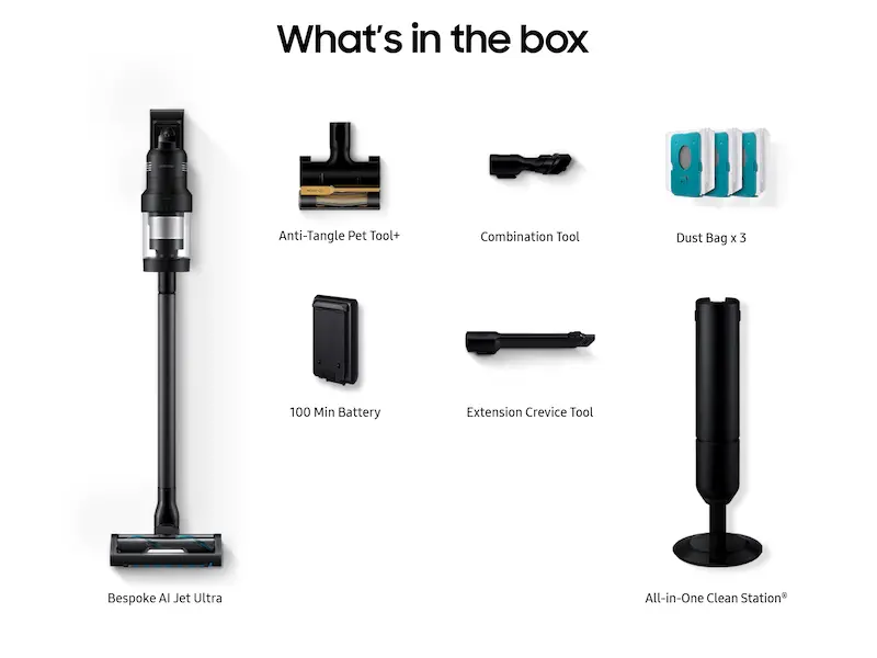 VS90F40DMK Samsung Bespoke AI Jet Ultra Cordless Stick Vacuum-8