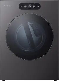 DLEX9900B LG SIGNATURE 9.0 Cu Ft Mega-Capacity Smart AI Electric Dryer - Black Steel