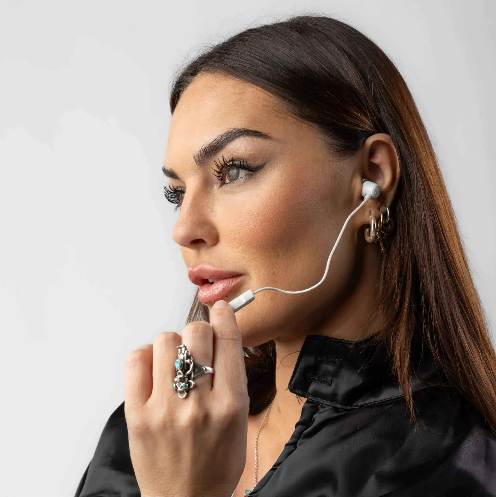 S2JMY-S001 SkullCandy Jib USB-C Wired Earbuds - Bone-2
