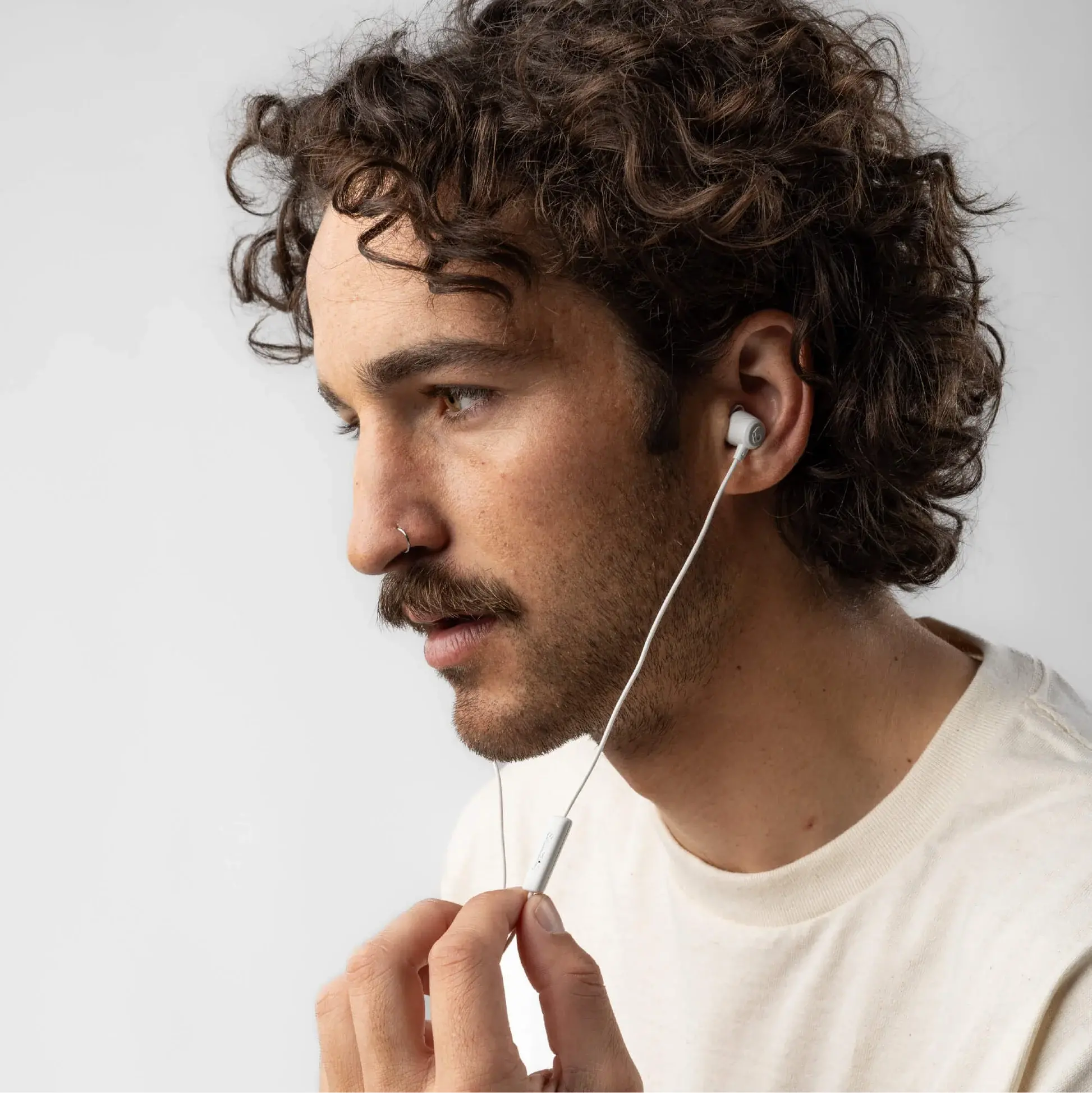 S2JMY-S001 SkullCandy Jib USB-C Wired Earbuds - Bone-5