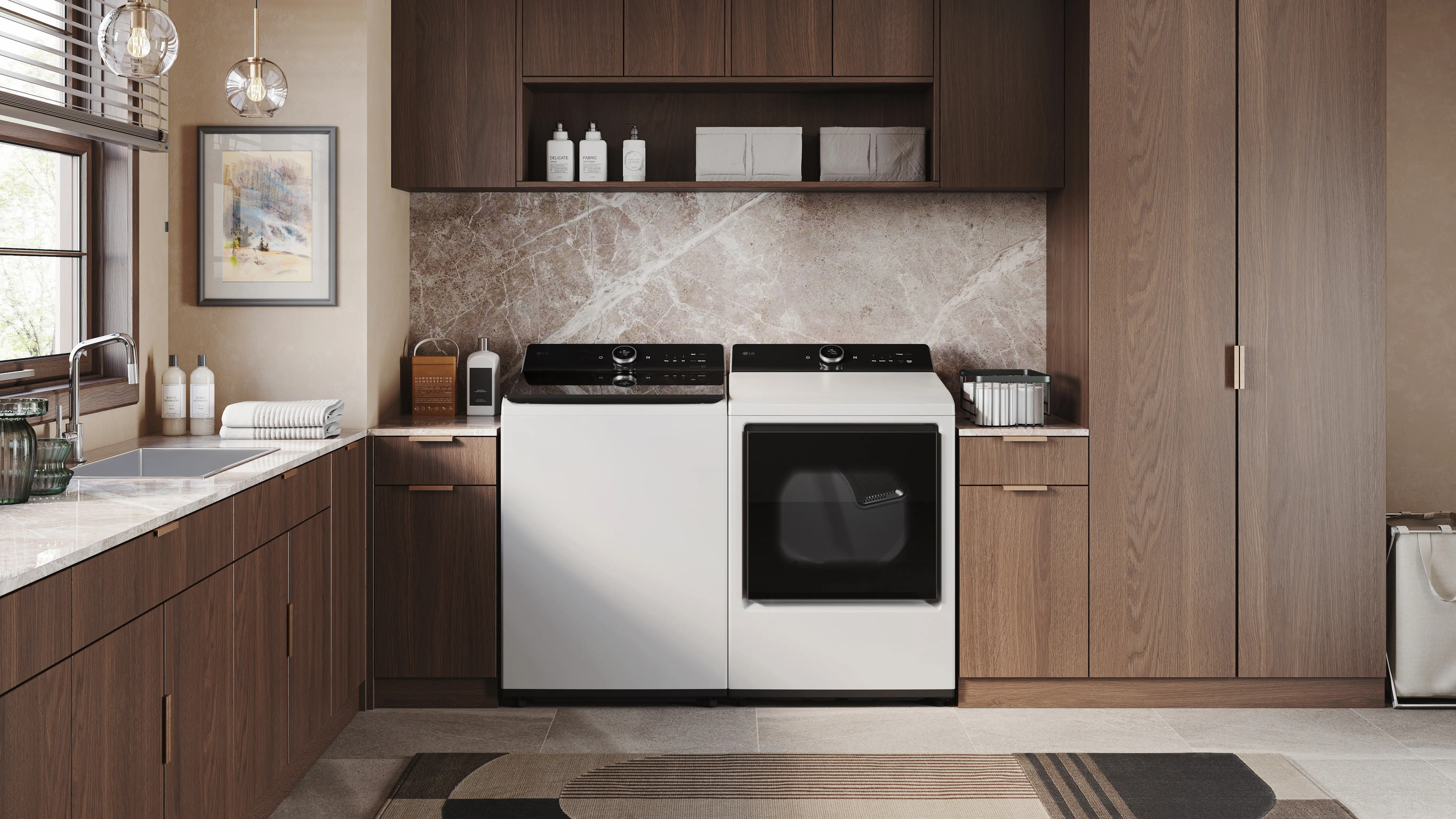 DLEX8600WE LG 7.3 Cu Ft Electric Smart Dryer - White-2