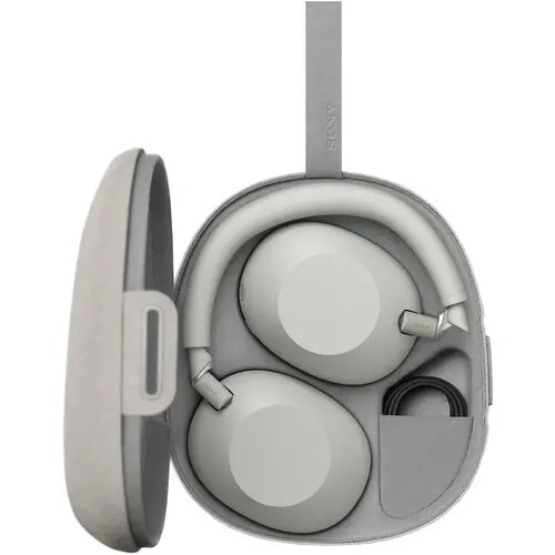 WH1000XM6/S Sony WH-1000XM6 Noise-Canceling Wireless Over-Ear Headphones - Platinum Silver-2