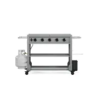 TDT-571-0101 Tytus Anaheim 36  5-Burner Liquid Propane Griddle