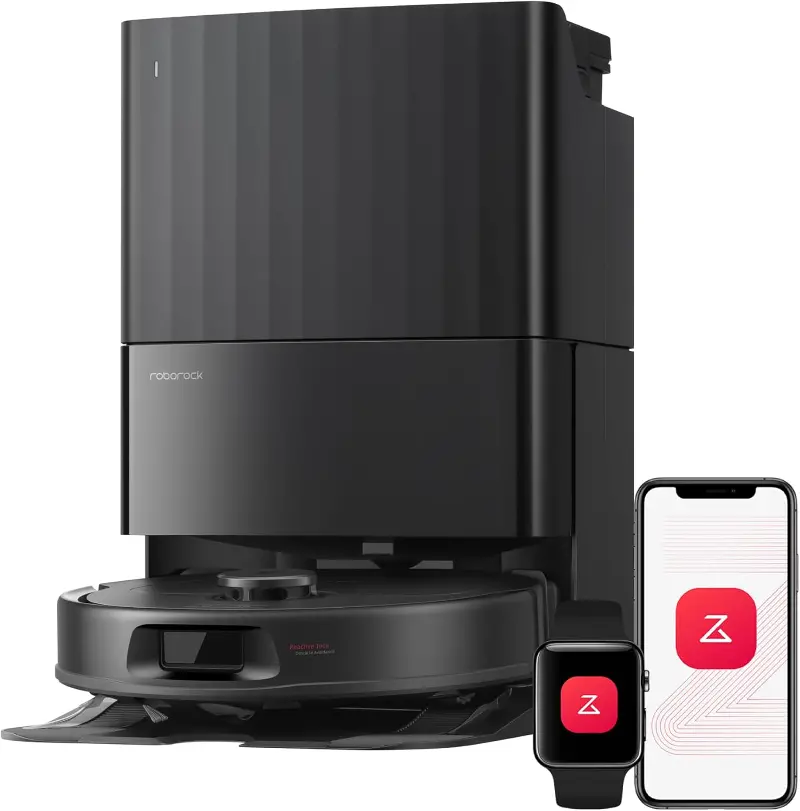 Roborock Qrevo S Pro Robotic Vacuum and Mop - Black