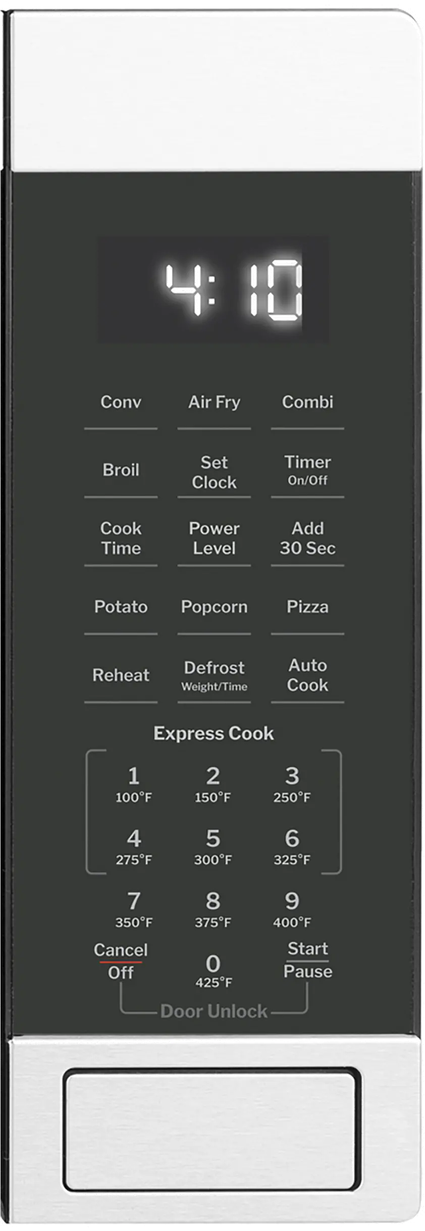 GCST10A1WSS GE 1.0 Cu Ft Countertop Convection Microwave - Stainless Steel-8