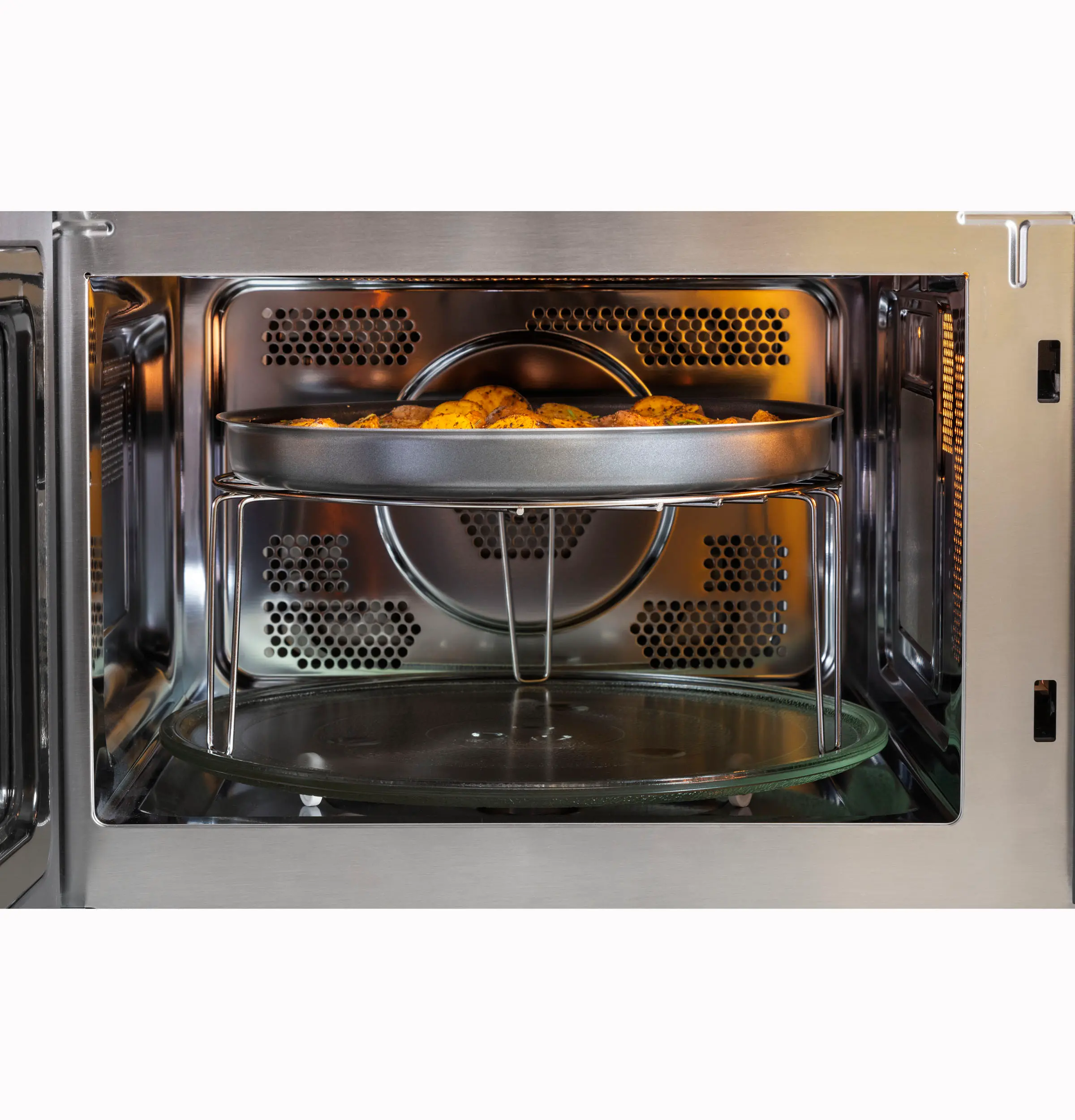 GCST10A1WSS GE 1.0 Cu Ft Countertop Convection Microwave - Stainless Steel-9
