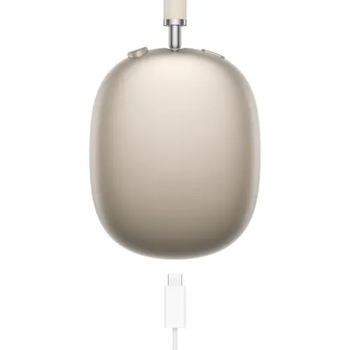 MWW53AM/A Apple AirPods Max Wireless Noise Canceling Over-Ear Headphones - Starlight-5