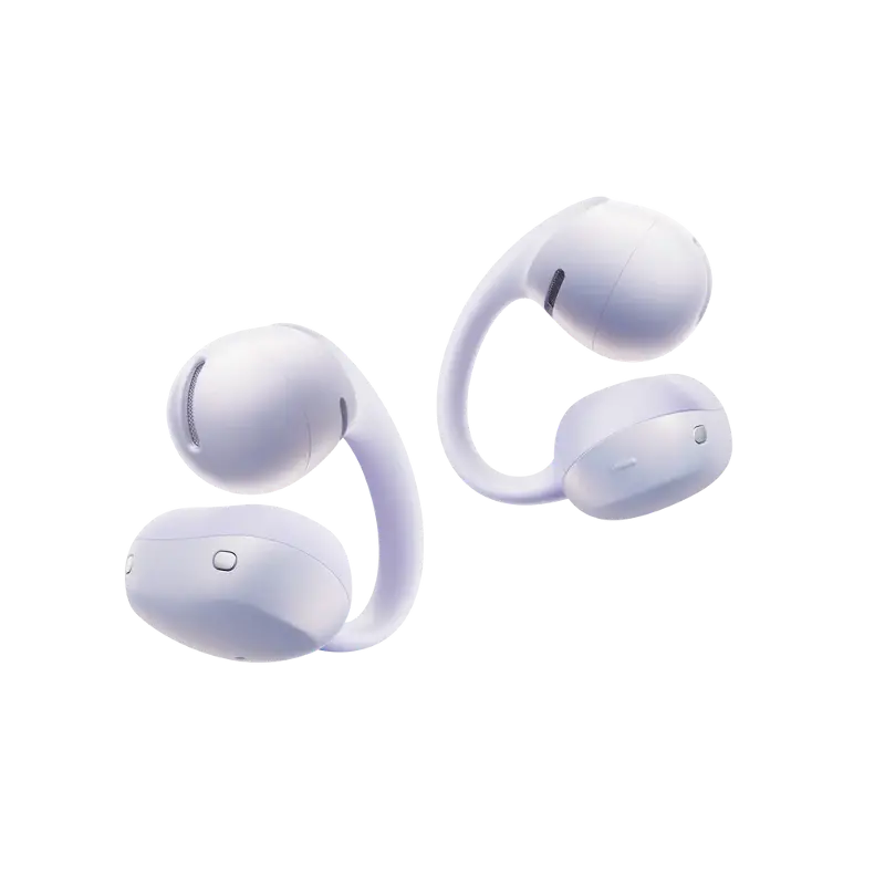 SHOKZ OpenDots Air Wireless Open-Ear Clip-On Earbuds - Purple