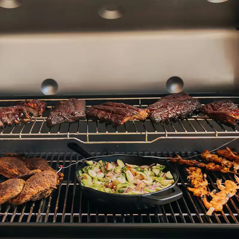 36400001 Weber Genesis S-435 Stainless Steel Liquid Propane Grill-2